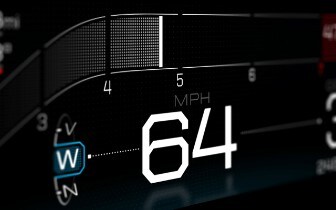 All-New Ford GT Supercar’s Digital Instrument Display 